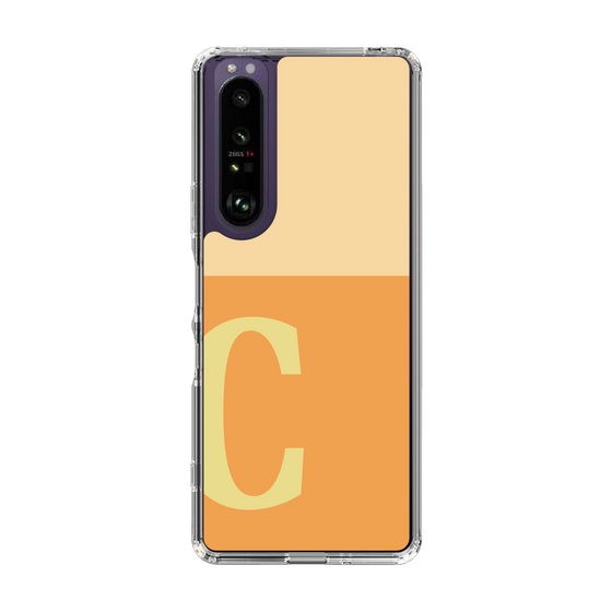 Slim Protection Case［ Original - initial two tone - C orange ］