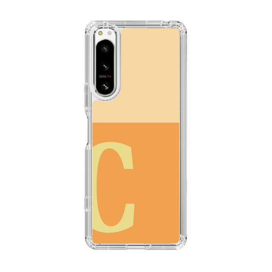 Slim Protection Case［ Original - initial two tone - C orange ］