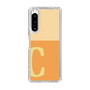 Slim Protection Case［ Original - initial two tone - C orange ］