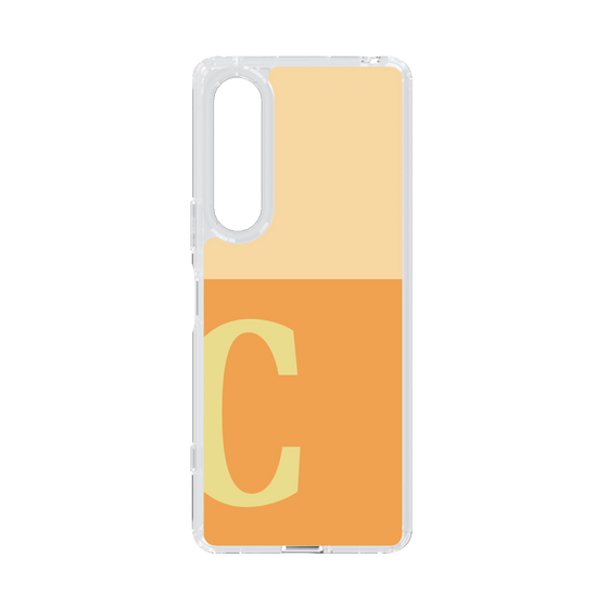 Slim Protection Case［ Original - initial two tone - C orange ］
