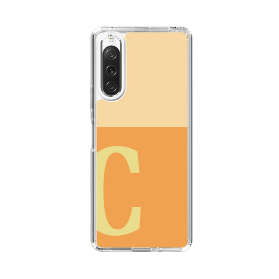 Slim Protection Case［ Original - initial two tone - C orange ］