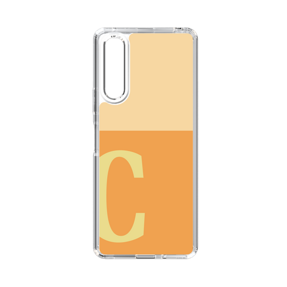 Slim Protection Case［ Original - initial two tone - C orange ］