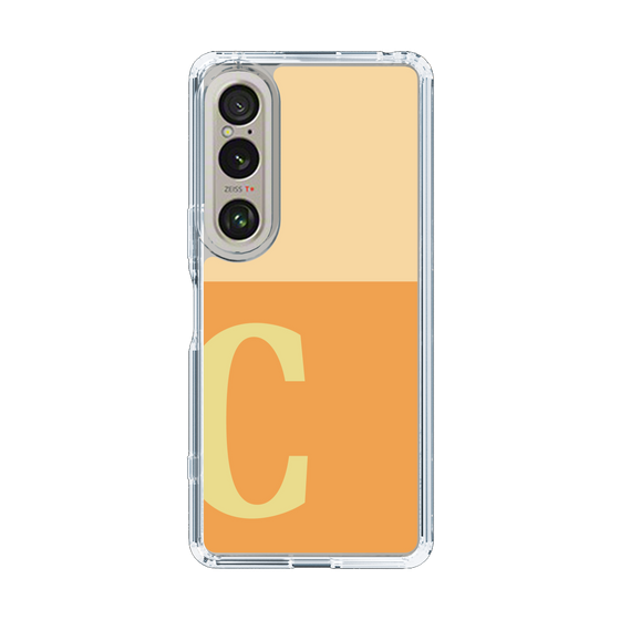 Slim Protection Case［ Original - initial two tone - C orange ］