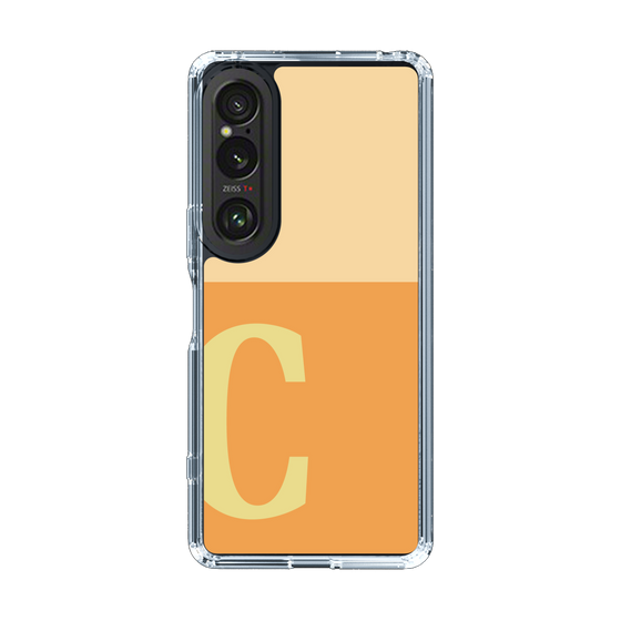 Slim Protection Case［ Original - initial two tone - C orange ］