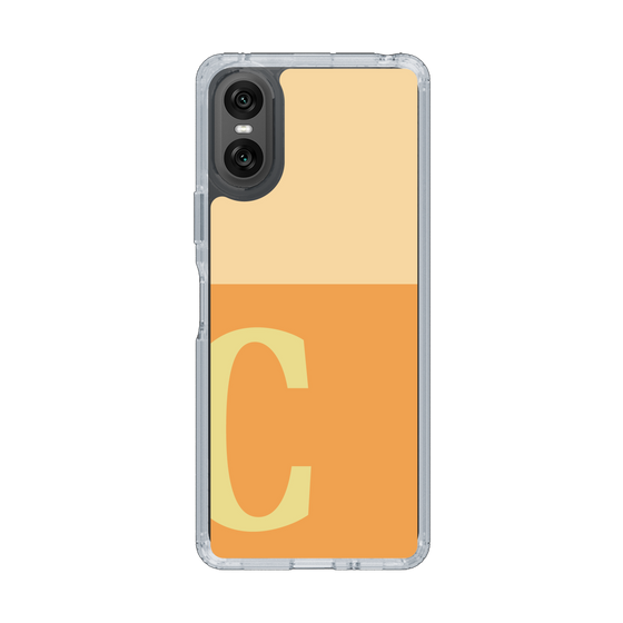 Slim Protection Case［ Original - initial two tone - C orange ］