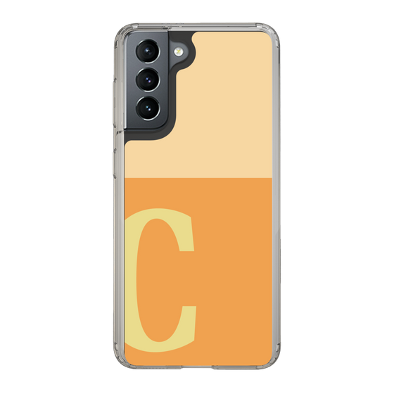 Slim Protection Case［ Original - initial two tone - C orange ］