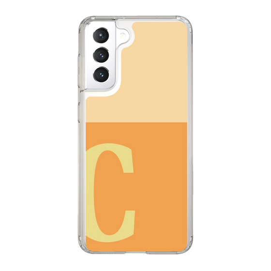 Slim Protection Case［ Original - initial two tone - C orange ］