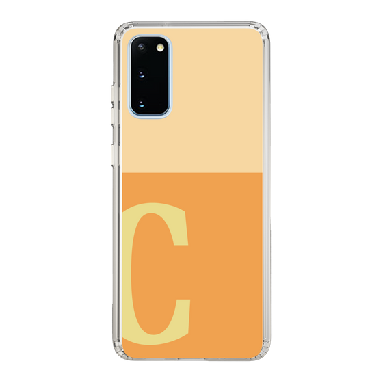 Slim Protection Case［ Original - initial two tone - C orange ］