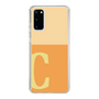 Slim Protection Case［ Original - initial two tone - C orange ］