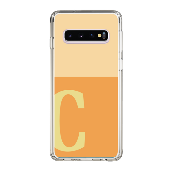 Slim Protection Case［ Original - initial two tone - C orange ］