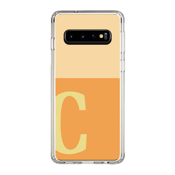 Slim Protection Case［ Original - initial two tone - C orange ］