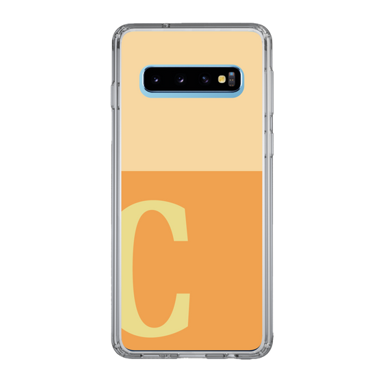 Slim Protection Case［ Original - initial two tone - C orange ］