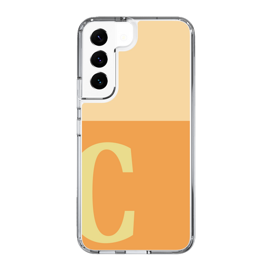 Slim Protection Case［ Original - initial two tone - C orange ］