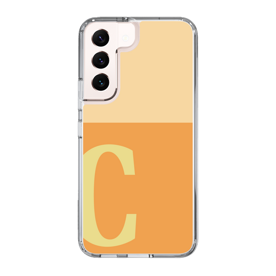 Slim Protection Case［ Original - initial two tone - C orange ］