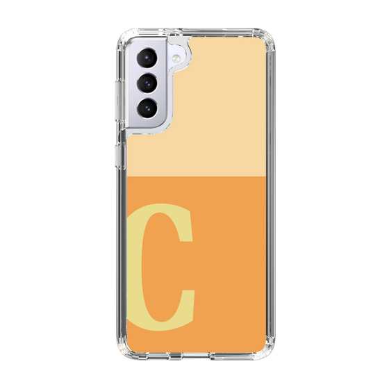 Slim Protection Case［ Original - initial two tone - C orange ］
