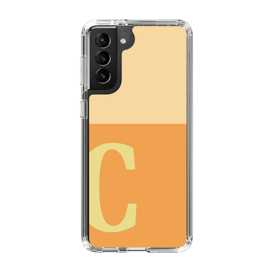 Slim Protection Case［ Original - initial two tone - C orange ］