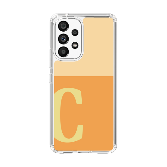 Slim Protection Case［ Original - initial two tone - C orange ］