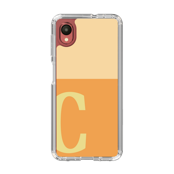 Slim Protection Case［ Original - initial two tone - C orange ］