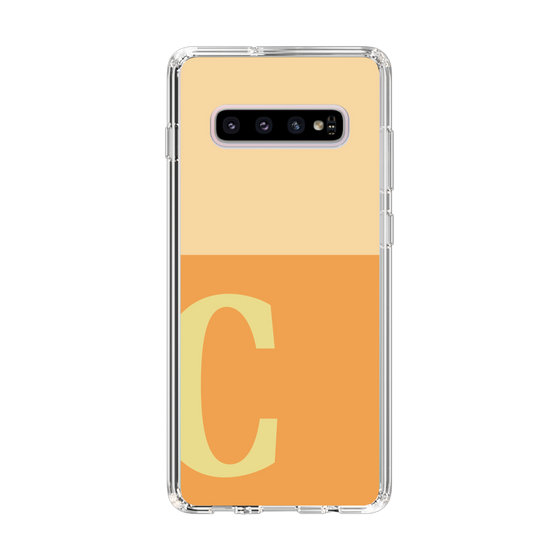 Slim Protection Case［ Original - initial two tone - C orange ］
