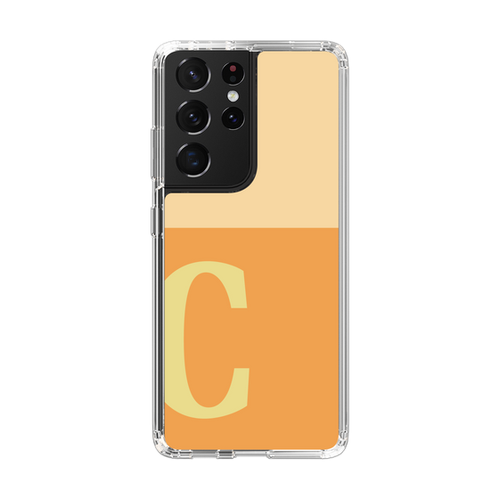Slim Protection Case［ Original - initial two tone - C orange ］