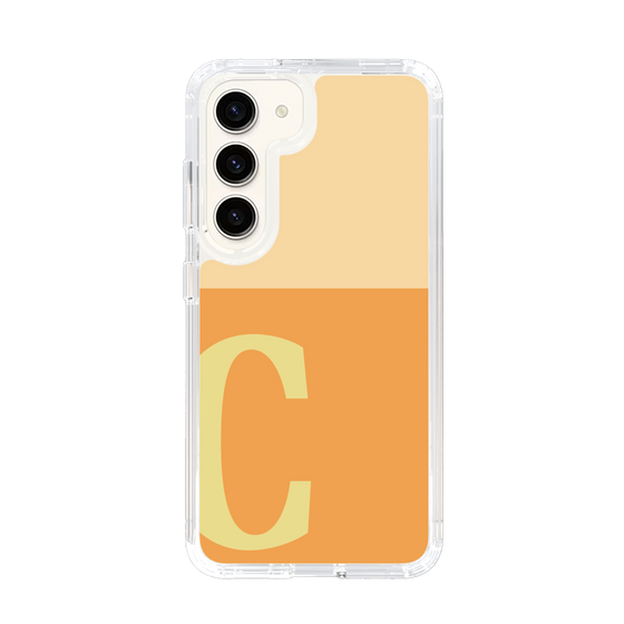 Slim Protection Case［ Original - initial two tone - C orange ］