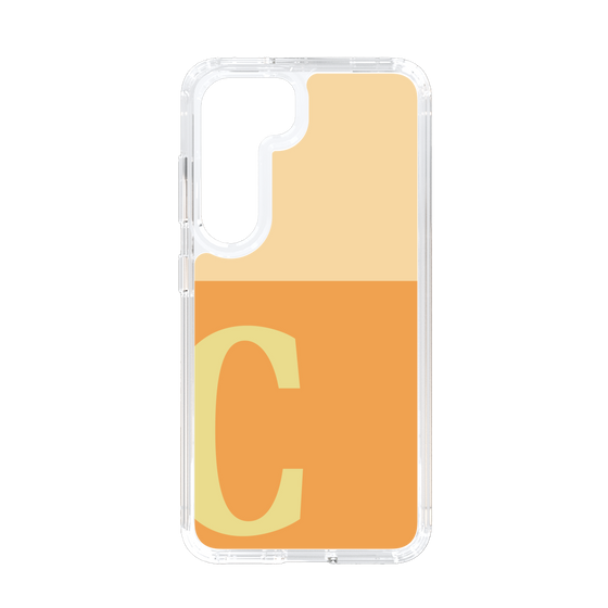 Slim Protection Case［ Original - initial two tone - C orange ］
