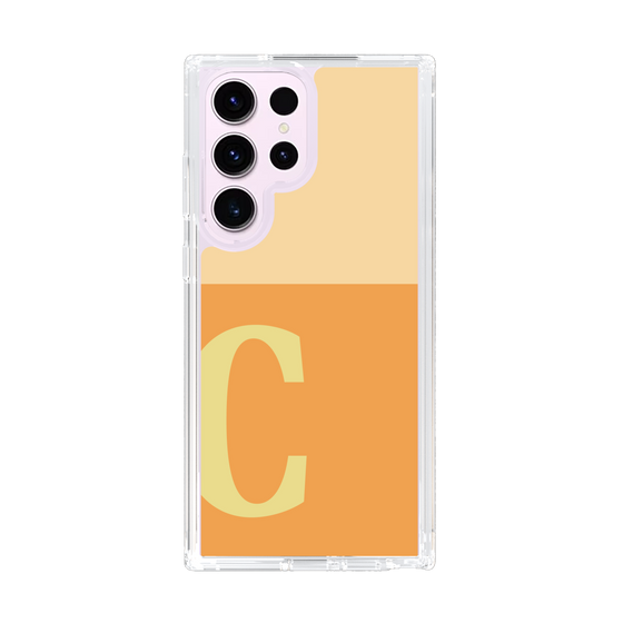 Slim Protection Case［ Original - initial two tone - C orange ］