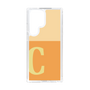 Slim Protection Case［ Original - initial two tone - C orange ］