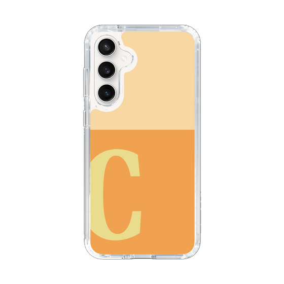 Slim Protection Case［ Original - initial two tone - C orange ］