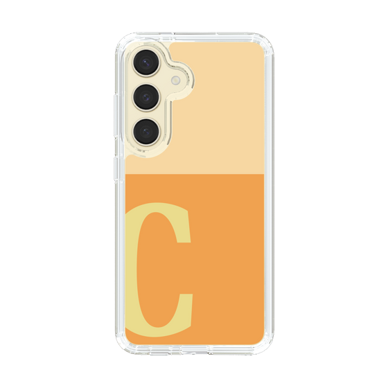 Slim Protection Case［ Original - initial two tone - C orange ］