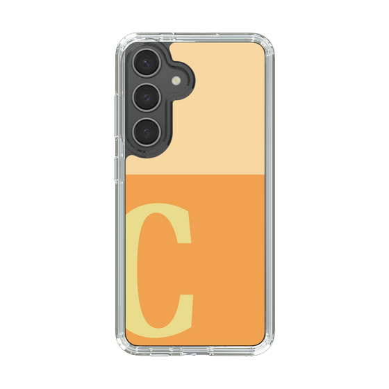 Slim Protection Case［ Original - initial two tone - C orange ］