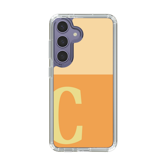 Slim Protection Case［ Original - initial two tone - C orange ］