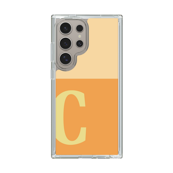 Slim Protection Case［ Original - initial two tone - C orange ］