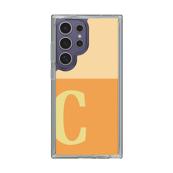 Slim Protection Case［ Original - initial two tone - C orange ］