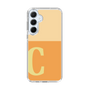 Slim Protection Case［ オリジナル - initial two tone - C orange ］