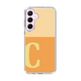 Slim Protection Case［ オリジナル - initial two tone - C orange ］