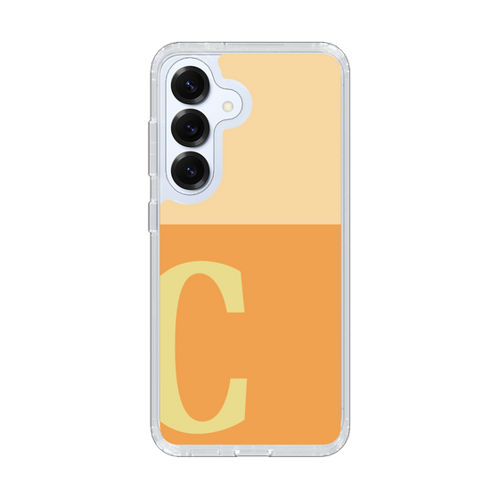 Slim Protection Case［ Original - initial two tone - C orange ］