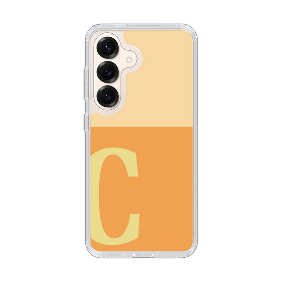 Slim Protection Case［ Original - initial two tone - C orange ］