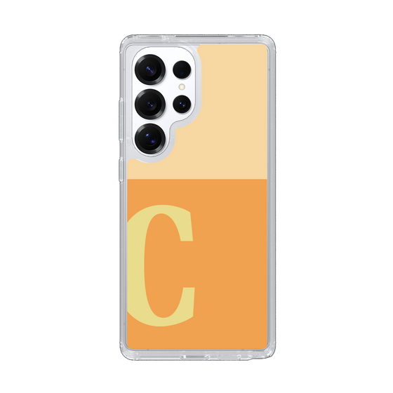 Slim Protection Case［ Original - initial two tone - C orange ］