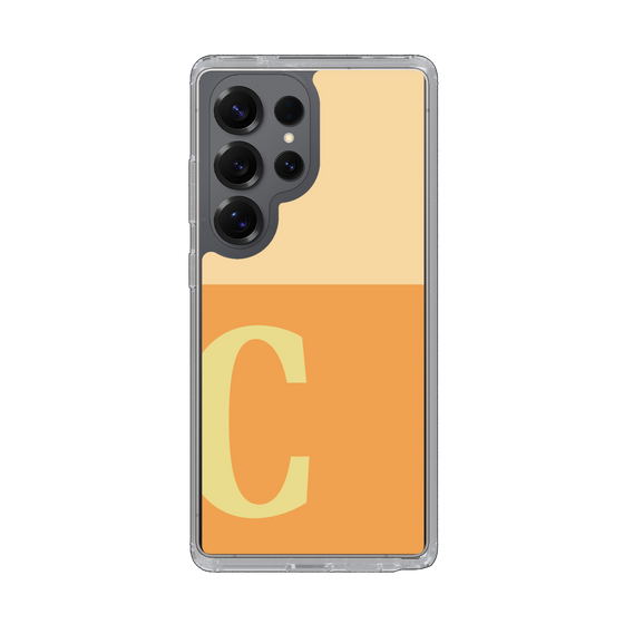 Slim Protection Case［ Original - initial two tone - C orange ］