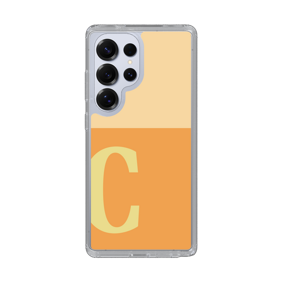 Slim Protection Case［ Original - initial two tone - C orange ］