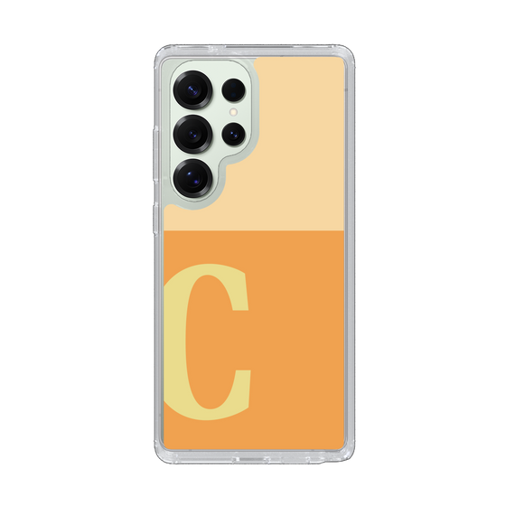 Slim Protection Case［ Original - initial two tone - C orange ］