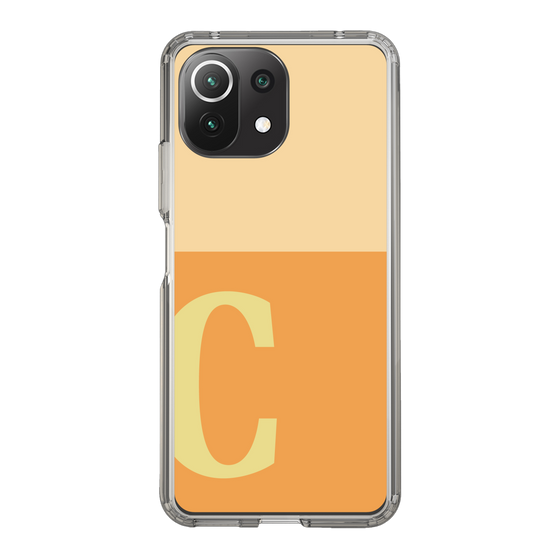 Slim Protection Case［ Original - initial two tone - C orange ］