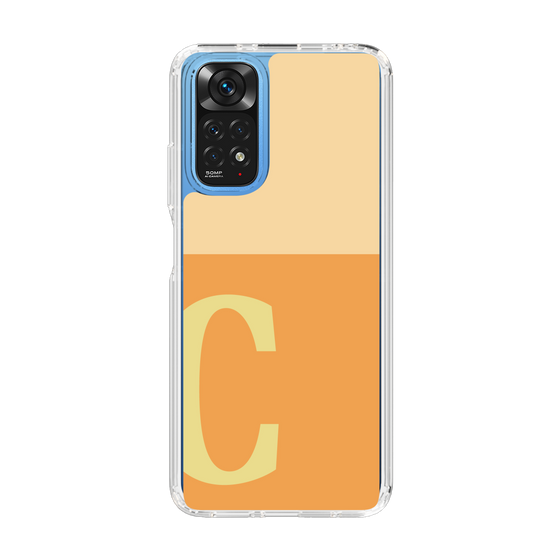 Slim Protection Case［ Original - initial two tone - C orange ］