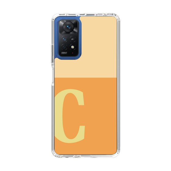 Slim Protection Case［ Original - initial two tone - C orange ］