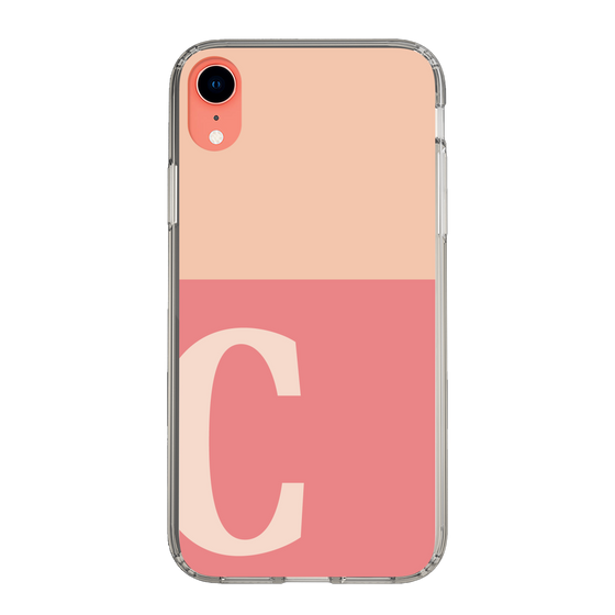 Slim Protection Case［ Original - initial two tone - C pink ］