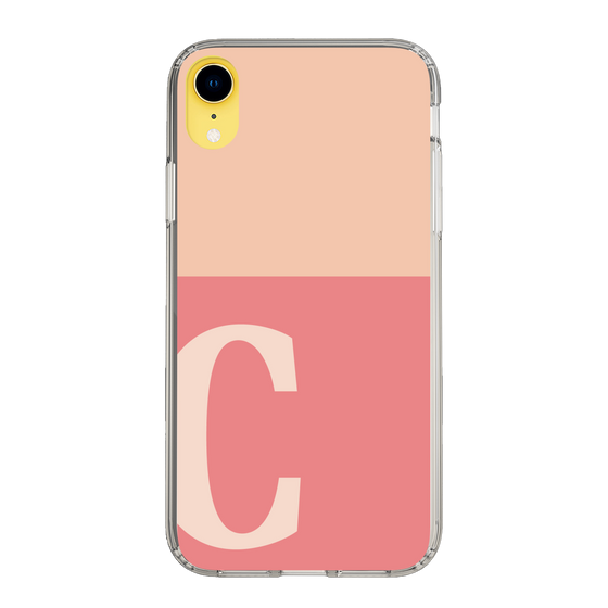 Slim Protection Case［ Original - initial two tone - C pink ］