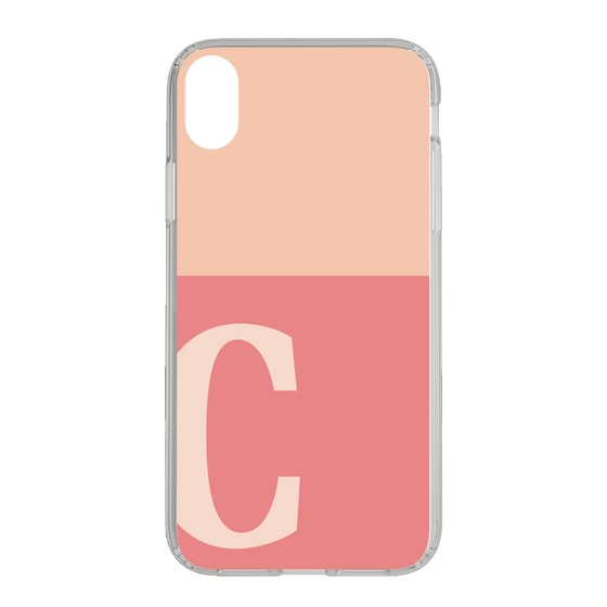 Slim Protection Case［ Original - initial two tone - C pink ］