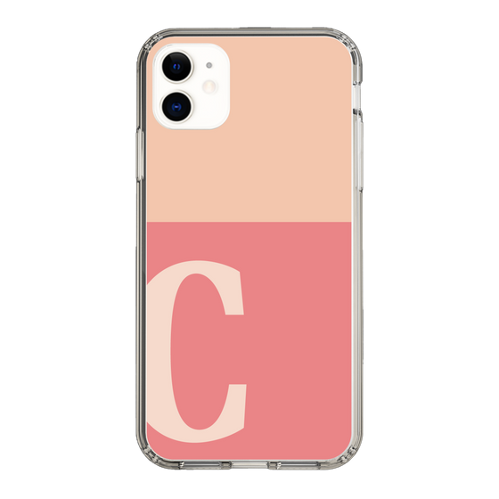 Slim Protection Case［ Original - initial two tone - C pink ］