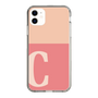 Slim Protection Case［ Original - initial two tone - C pink ］